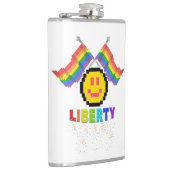 Mikitiez PEオリンピックドーナツ虹スポーツlgbtqia+ フラスク (右)