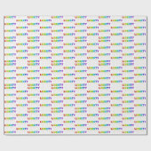 Mikitiez PEオリンピックドーナツ虹スポーツlgbtqia+ ラッピングペーパー (フラット)