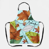 Mikitiez pisces自然selfloveバラ花 エプロン (正面)