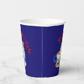 Mikitiez rudolf rednose raindeオールオーバープリントエプロン 紙コップ (右)