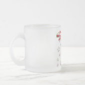 Mikitiez rustic chirstmas vintage cozy フロストグラスマグカップ (左)