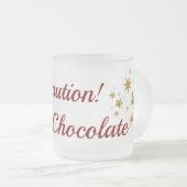 Mikitiez rustic chirstmas vintage cozy フロストグラスマグカップ (正面右)