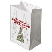 Mikitiez rustic chirstmas vintage cozy ミディアムペーパーバッグ (正面アングル)