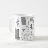 Mikitiez snake snakepersonウィザード魔女魔法 コーヒーマグカップ (正面左)
