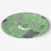 Mikitiez snake snakepersonウィザード魔女魔法 ペーパープレート (アングル)