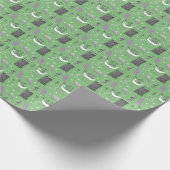 Mikitiez snake snakepersonウィザード魔女魔法 ラッピングペーパー (角)