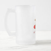 Mikitiez snowman winterwonderland pixleart フロストグラスビールジョッキ (左)