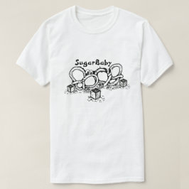 Mikitiez sugarbaby pretzelカップルの友人の甘い tシャツ