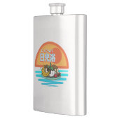 Mikitiez suntan日焼け茶色の夏のウインドサーフィン フラスク (左)