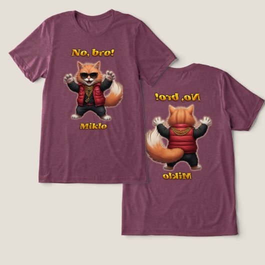 Miklo’s t-Shirt Tri-Blend Shirt トライブレンドTシャツ (デザイン正面&裏面)