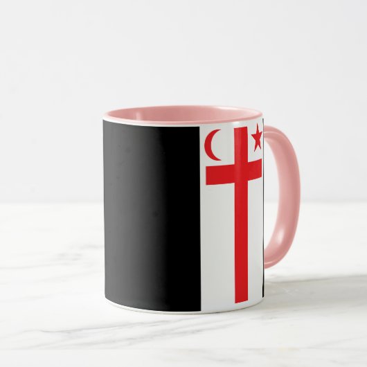 Míkmaqの州の旗 マグカップ (正面右)