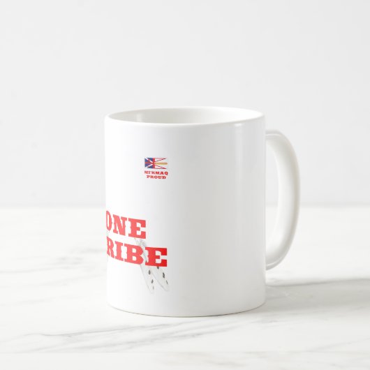 MI'KMAQの誇りを持ったな1匹の種族 コーヒーマグカップ (正面右)