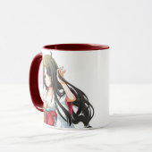 Mikoの日本製アニメの女の子 マグカップ (正面左)