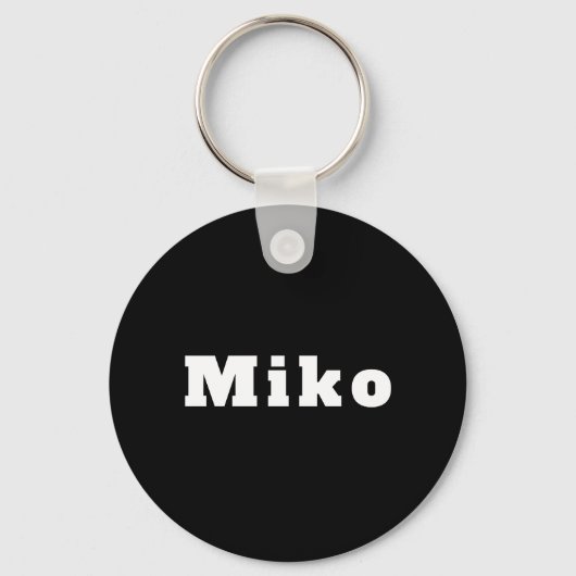 Miko キーホルダー (裏面)
