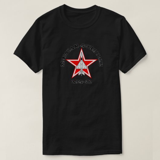 Mikoyan-Gurevich MiG-21 - Russia Essential T-Shirt Tシャツ (デザイン正面)