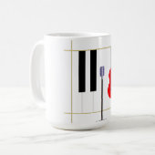 Mikrofon och Instrument コーヒーマグカップ (正面左)