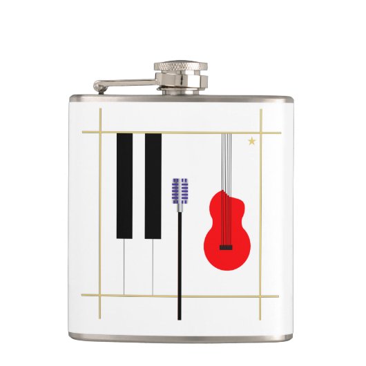 Mikrofon och Instrument フラスク (正面)