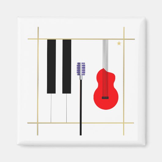 Mikrofon och Instrument マグネット (正面)