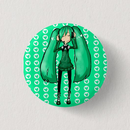 MIKUUUU 缶バッジ (正面)