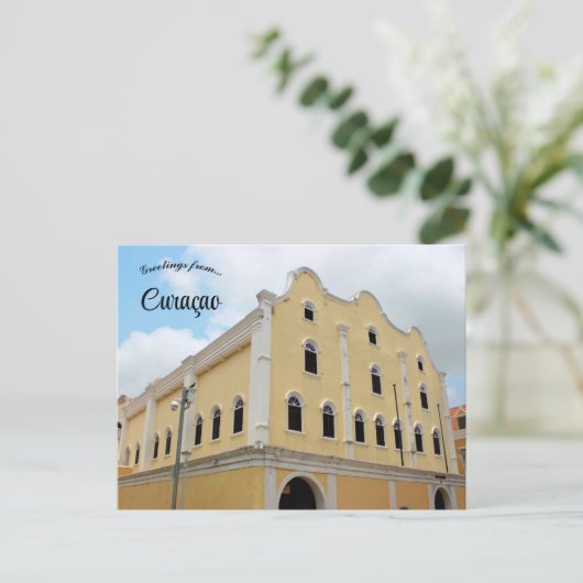 Mikve Israel Emanuel Synagogue Curaçao ポストカード (スタンド正面)