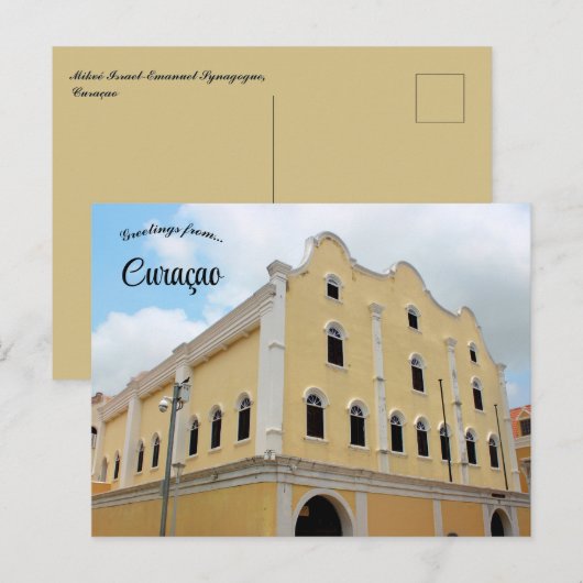 Mikve Israel Emanuel Synagogue Curaçao ポストカード (正面/裏面)