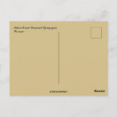 Mikve Israel Emanuel Synagogue Curaçao ポストカード (裏面)