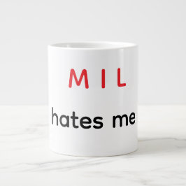 MILが私のことを嫌い ジャンボコーヒーマグカップ