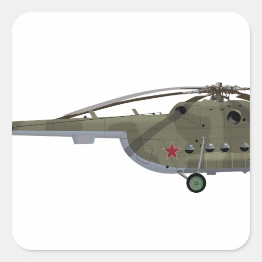 Mil Mi-8お尻 スクエアシール (正面)