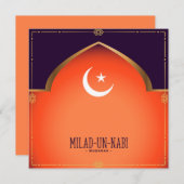 Milad-un-Nabi (Mubarak) 案内状 (正面/裏面)