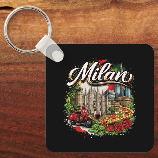 Milan キーホルダー (正面)