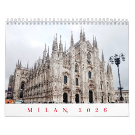 Milan 2026 calendar カレンダー