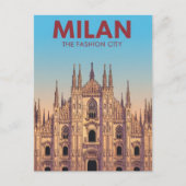 Milan Duomo Luggage Tag ポストカード (正面)