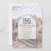 Milan Italian Themed Bridal Shower 招待状 (正面)