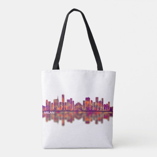Milan Skyline トートバッグ (裏面)
