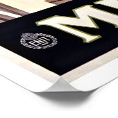 Milano Italy Church Vintage Travel ポスター (角)