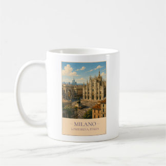 Milano, Italy – Vintage Travel Mug コーヒーマグカップ