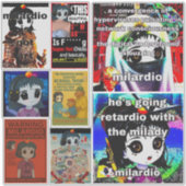 Milardio sticker pack シール (正面)