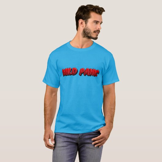 Mild Panic – Soft Chaos Mood Concept Tシャツ (正面フル)