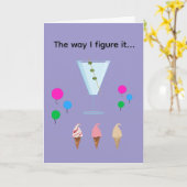 Mildly Humorous Happy Birthday Card カード (黄色い花)