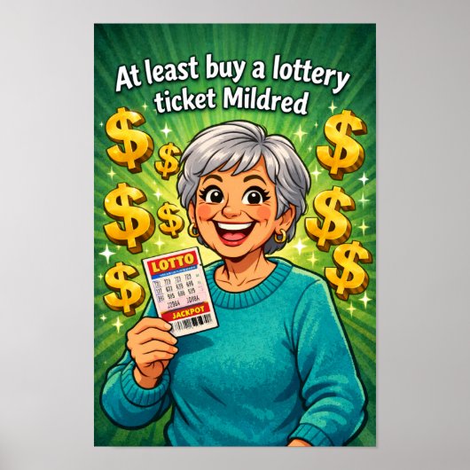 Mildred’s Lucky Lottery Moment  ポスター (正面)