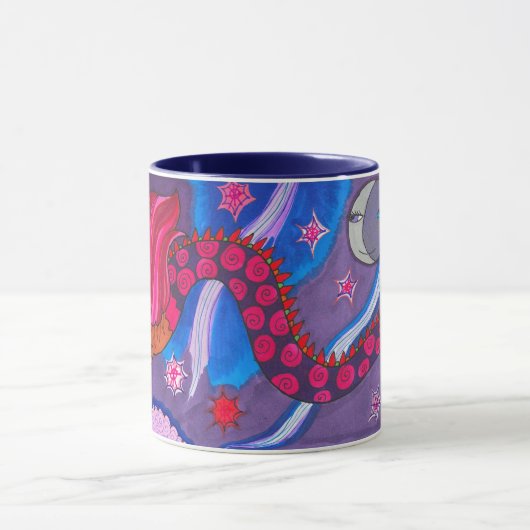 “Mildred’s Night Flight” マグカップ (中央)