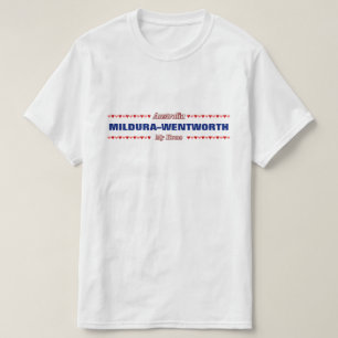 MILDURA-WENTWORTH -私の家庭のオーストラリア; ハート Tシャツ