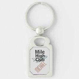 「Mile パーソナライズされた High Club Keyring、カスタマイズ可能 キーホルダー
