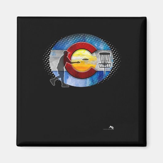 Mile High Colorado Disc Golf  マグネット (正面)