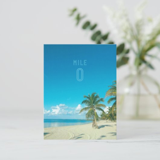 MILE ZEROはがき ポストカード (スタンド正面)