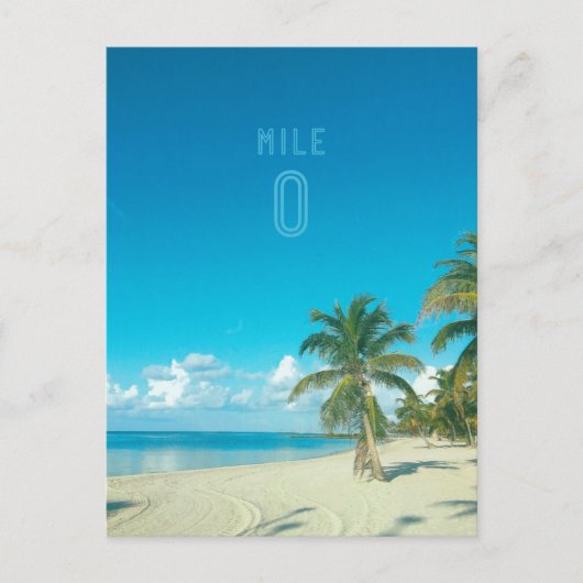 MILE ZEROはがき ポストカード (正面)