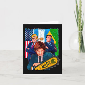Milei Presidente 2023ドナルド・トランプ・ジェール・ボルソナーロ カード