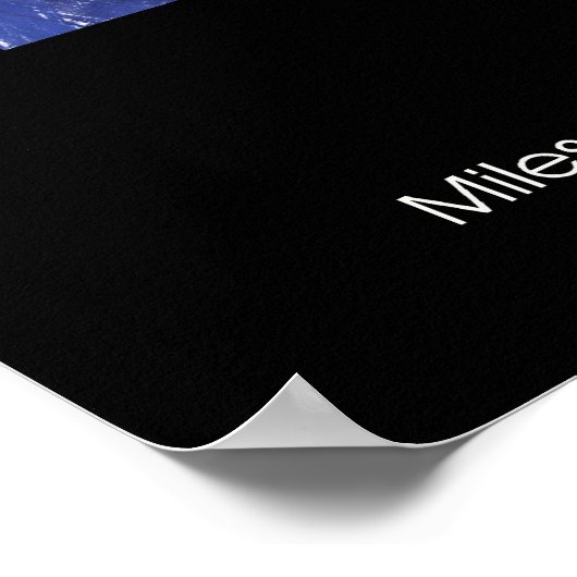 Miles away (Miles Davis painting) ポスター (角)