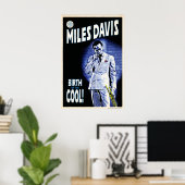 Miles Davis Birth of the Cool Graphic, Original ポスター (ホームオフィス)