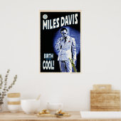 Miles Davis Birth of the Cool Graphic, Original ポスター (キッチン)